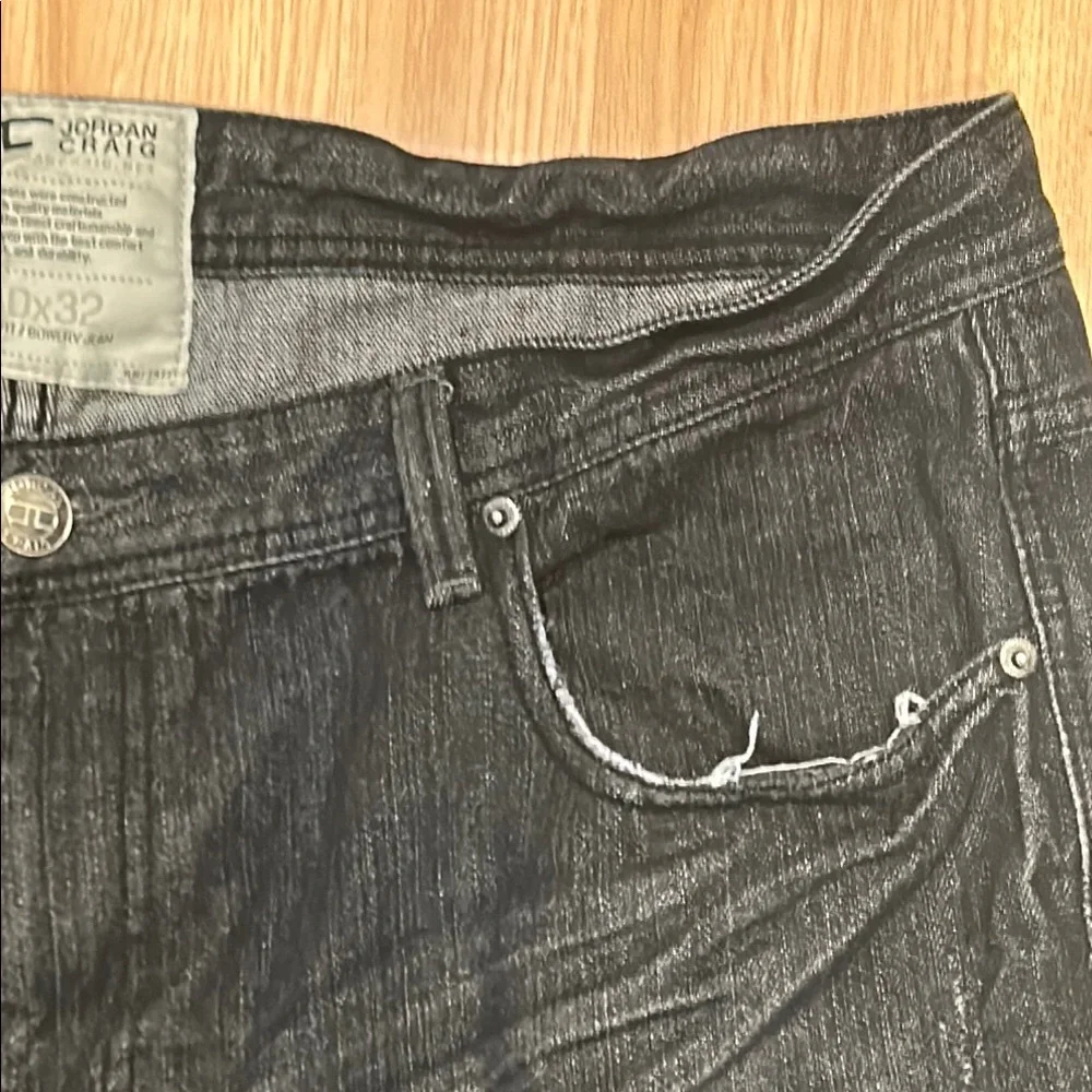 Jordan Craig Slim Fit / Bowery Relaxed Jeans with Modern Distressed Style - Picture 14 of 15